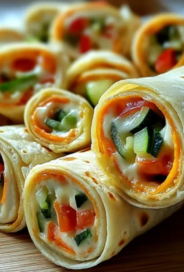 Fresh Vegetable Tortilla Roll Ups