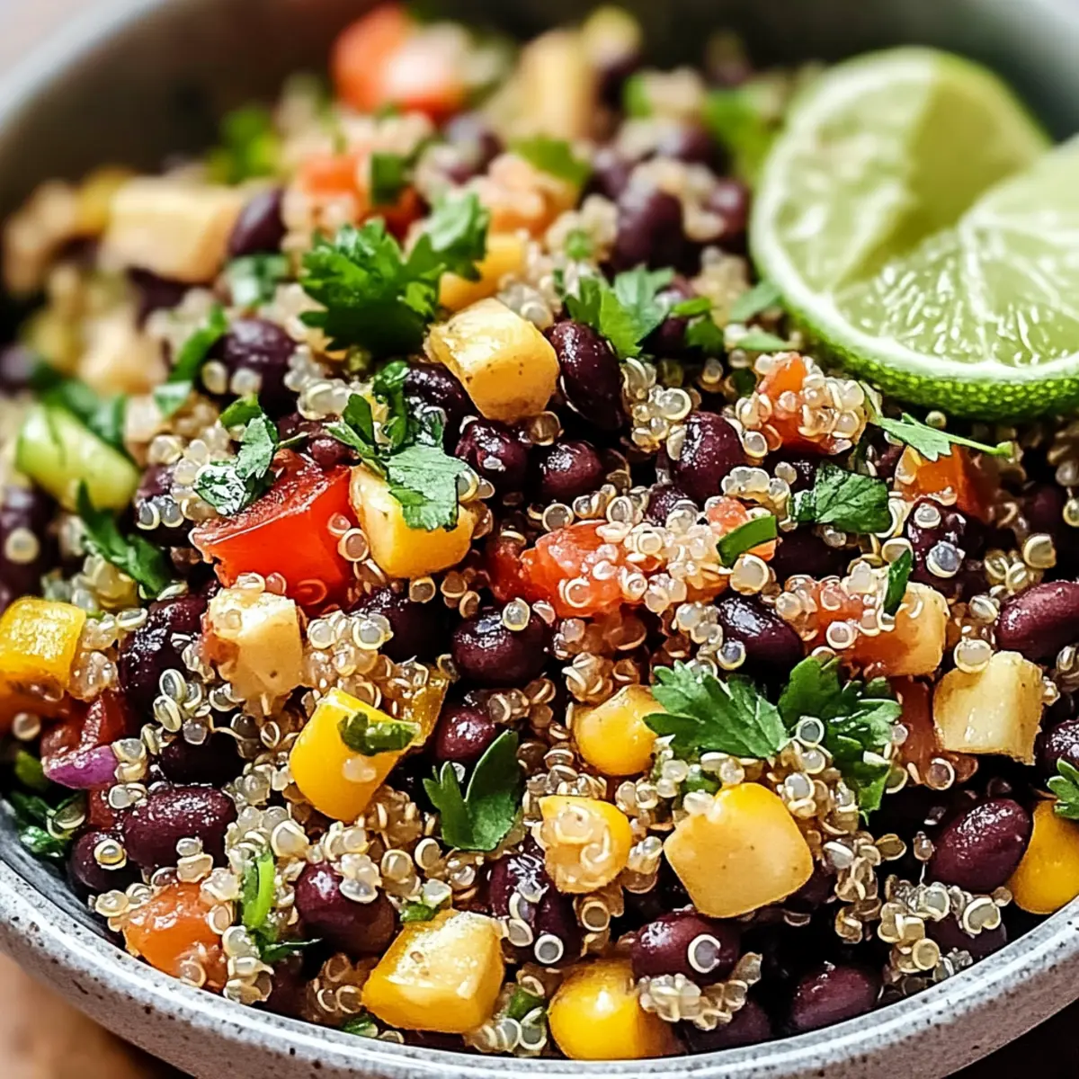 Black Bean Quinoa Salad