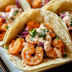 Air Fryer Bang Bang Shrimp Tacos