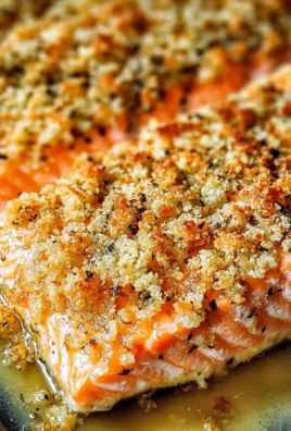 Crispy Parmesan Crusted Baked Salmon